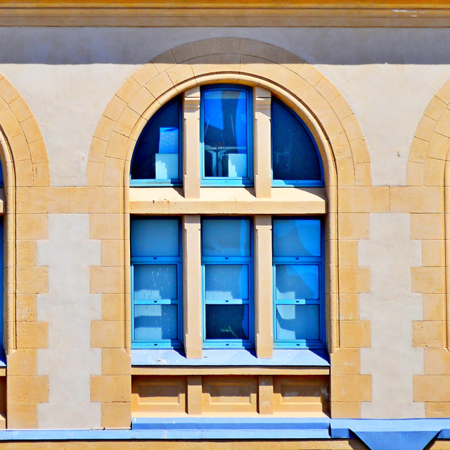 "a line of windows" by Amit Mendelsohn - £50.00 "a line of windows" stock image