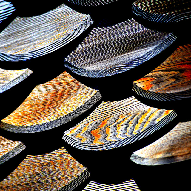 "Wooden tiles" by Amit Mendelsohn - £50.00 "Wooden tiles" stock image