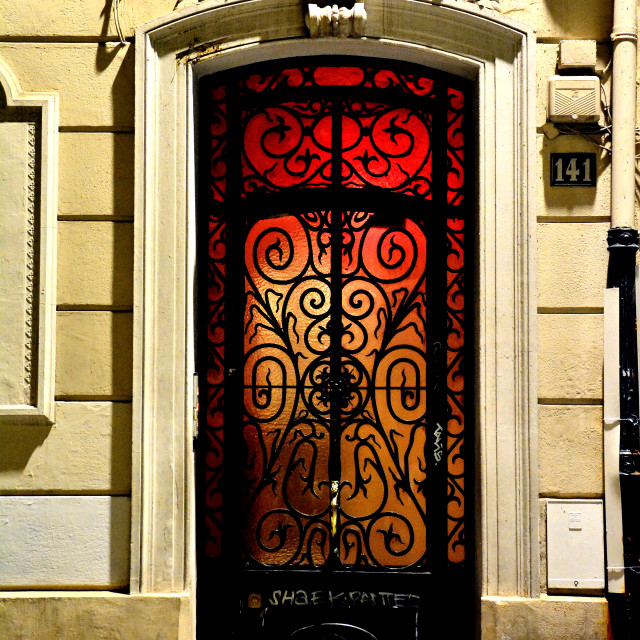 "A door lighted up" by Amit Mendelsohn - £50.00 "A door lighted up" stock image
