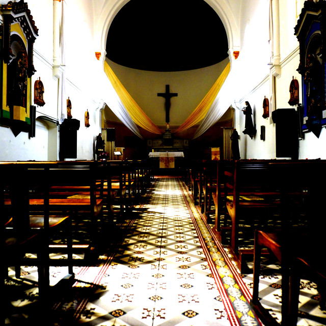 "The cross of the church" by Amit Mendelsohn - £50.00 "The cross of the church" stock image