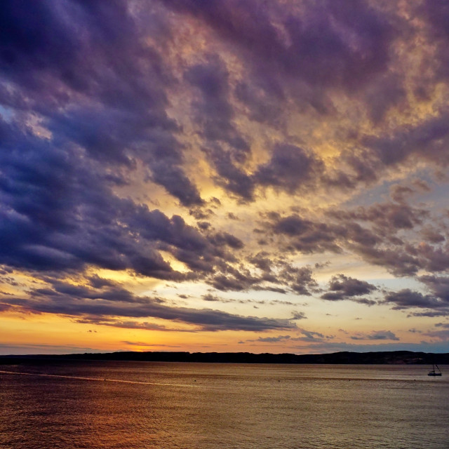"Sunset 4" by Amit Mendelsohn - £50.00 "Sunset 4" stock image