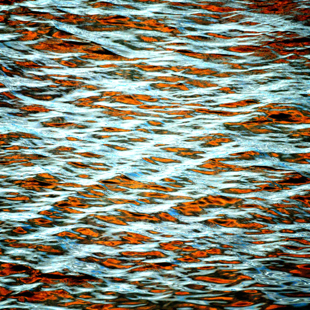 "Sunset reflecting on the water" by Amit Mendelsohn - £50.00 "Sunset reflecting on the water" stock image