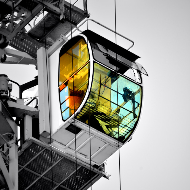 "A crane without the crane" by Amit Mendelsohn - £50.00 "A crane without the crane" stock image