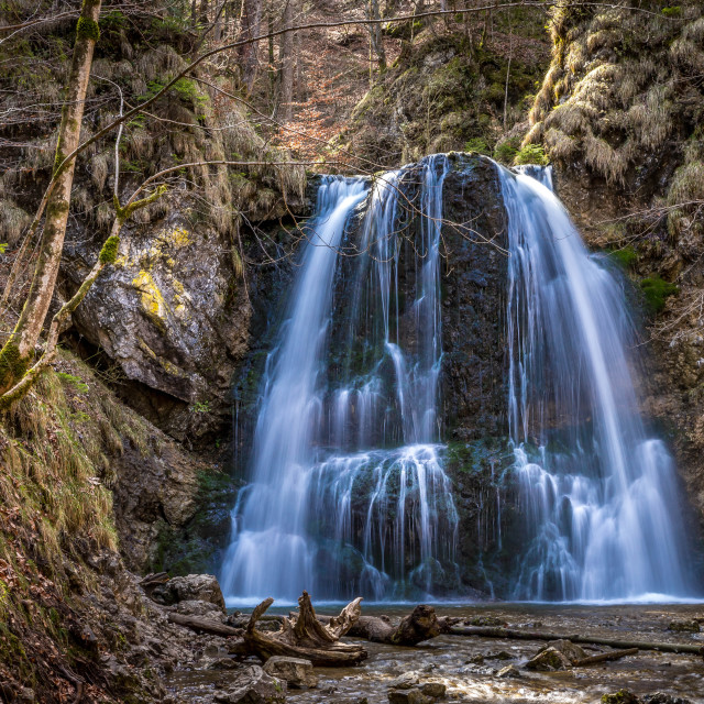 "Waterfall in Bavaria, Germany" stock image