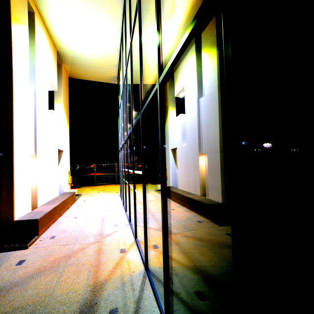 "Reflection in the night" by Amit Mendelsohn - £50.00 "Reflection in the night" stock image