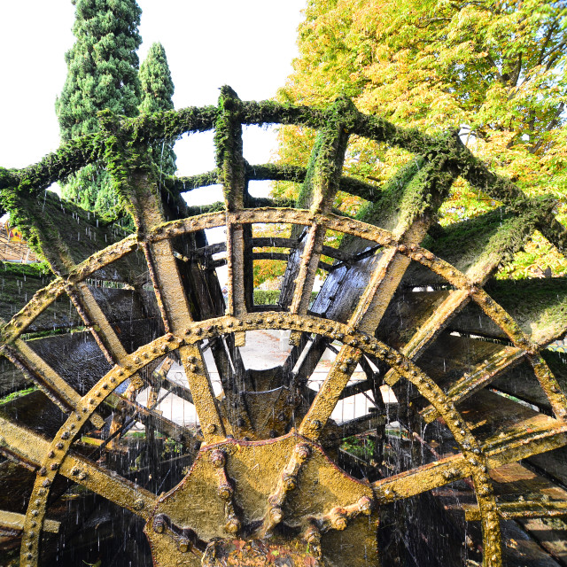 "Water mill wheel" by Amit Mendelsohn - $49.80 "Water mill wheel" stock image