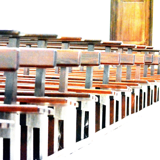"A row of seats" by Amit Mendelsohn - $49.80 "A row of seats" stock image