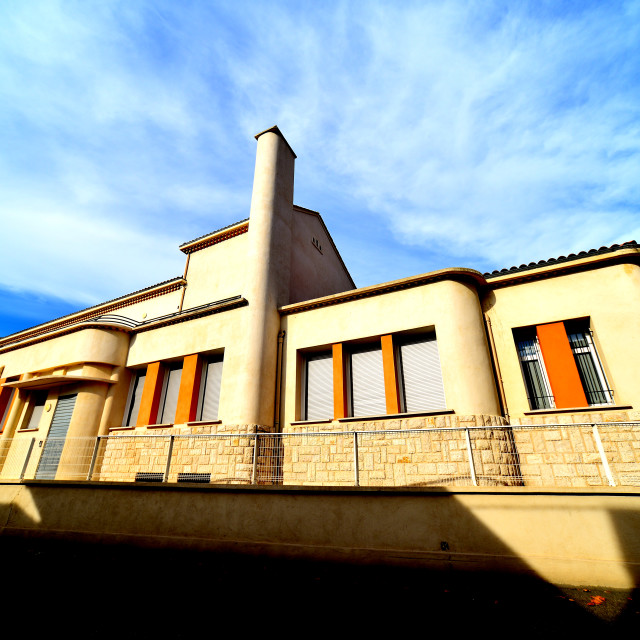 "The perfect Bauhaus building in Martigues" by Amit Mendelsohn - $49.80 "The perfect Bauhaus building in Martigues" stock image