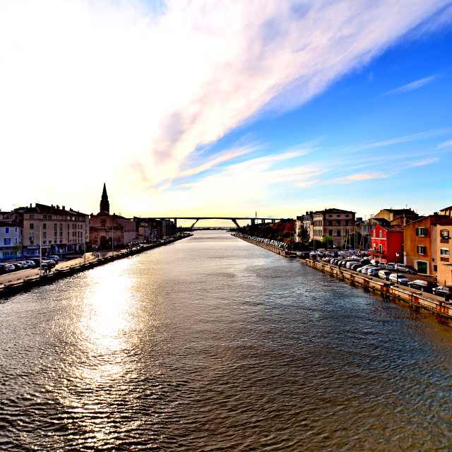 "The main canal of Martigues" by Amit Mendelsohn - $49.80 "The main canal of Martigues" stock image