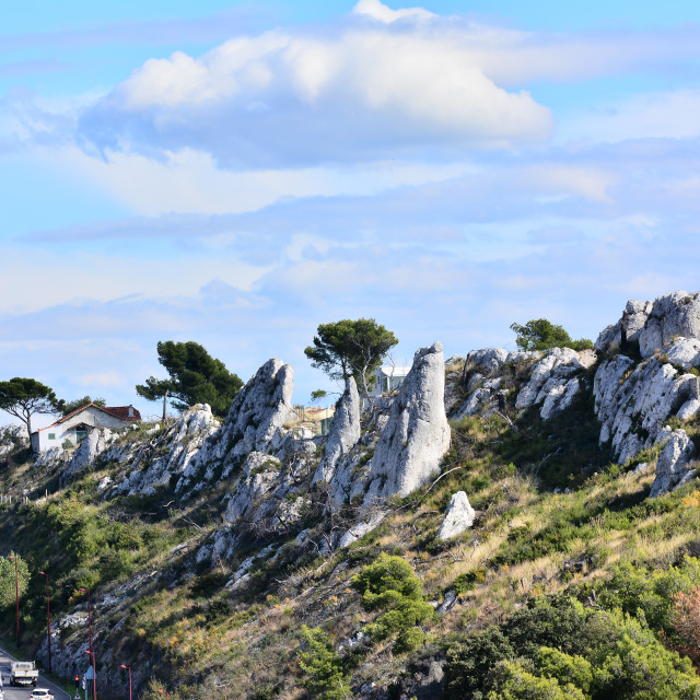 "Cliffs of provence" by Amit Mendelsohn - $49.80 "Cliffs of provence" stock image