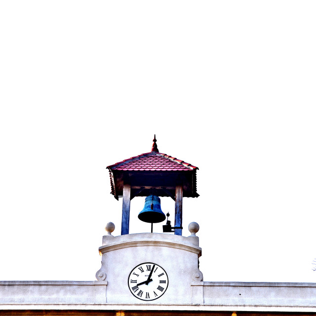 "Bell and clock" by Amit Mendelsohn - $49.80 "Bell and clock" stock image