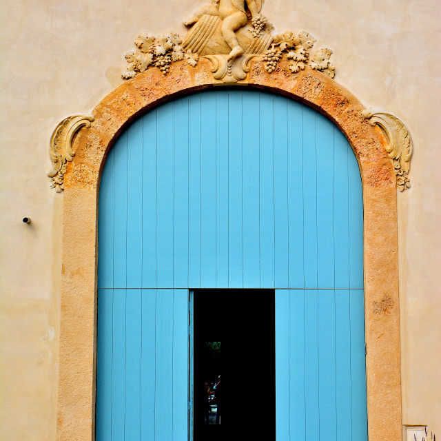 "A blue door" by Amit Mendelsohn - $49.80 "A blue door" stock image