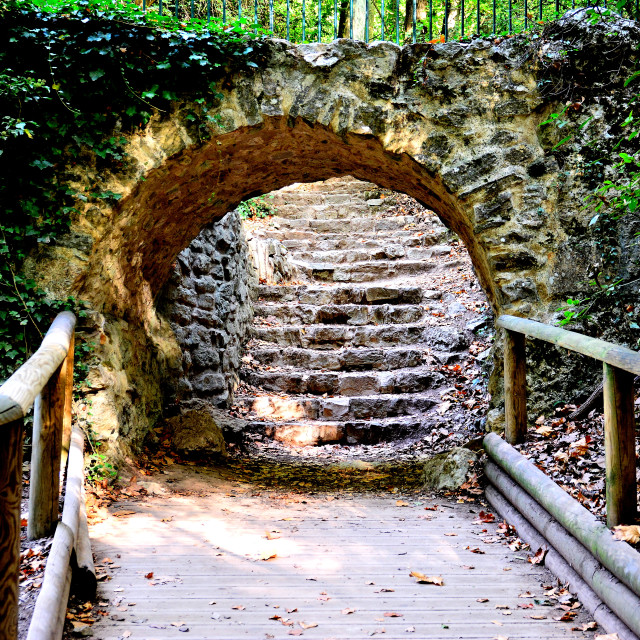 "Passage to steps" by Amit Mendelsohn - $49.80 "Passage to steps" stock image