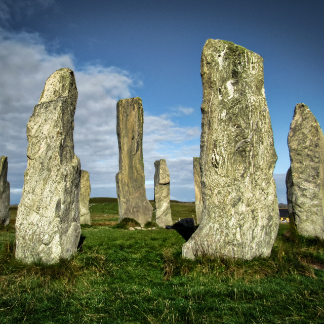 "Callanish Stones, Isle of Lewis." stock image