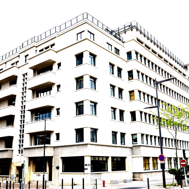 "Bauhaus renovated" by Amit Mendelsohn - £50.00 "Bauhaus renovated" stock image