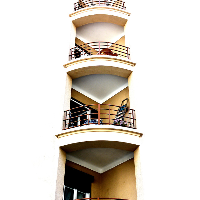 "A balcony backbone" by Amit Mendelsohn - £50.00 "A balcony backbone" stock image