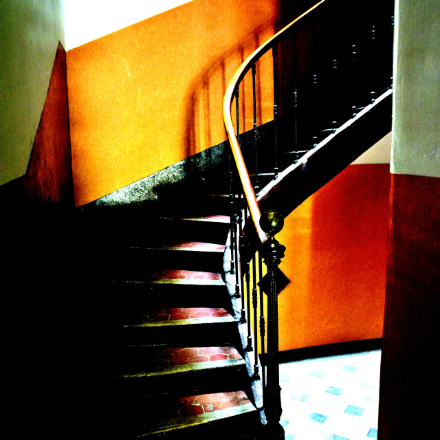 "Steps into the light" by Amit Mendelsohn - £50.00 "Steps into the light" stock image