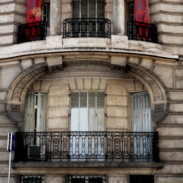 "An art nouveau balcony" by Amit Mendelsohn - £50.00 "An art nouveau balcony" stock image