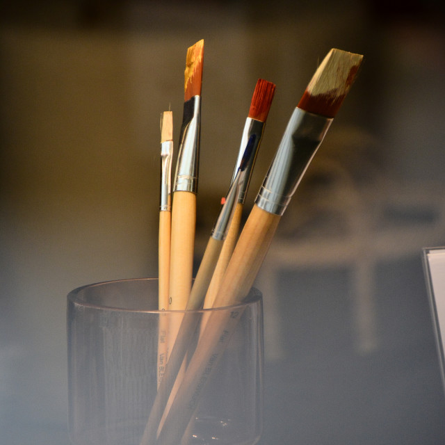 "Brushes" by Amit Mendelsohn - £50.00 "Brushes" stock image