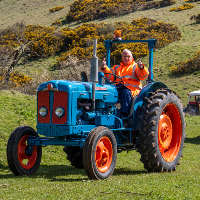 "The Les House Tractor Trundle 22" by Dorset Rural Photography - £5.00 "The Les House Tractor Trundle 22" stock image