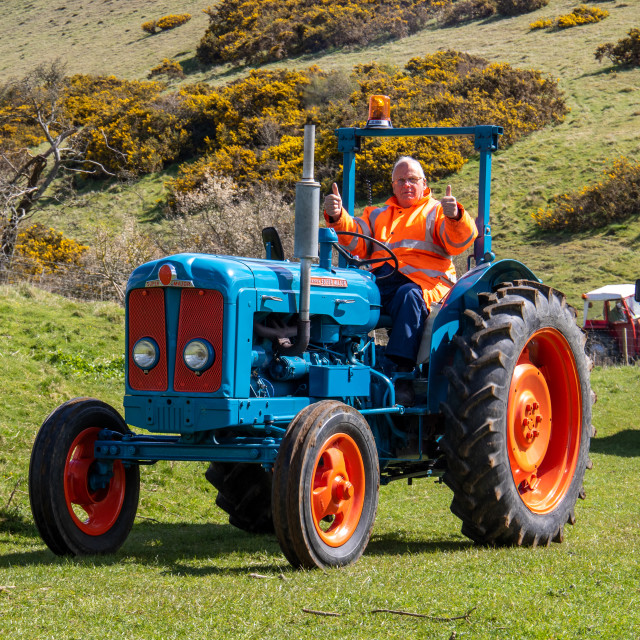 "The Les House Tractor Trundle 22" by Dorset Rural Photography - £5.00 "The Les House Tractor Trundle 22" stock image