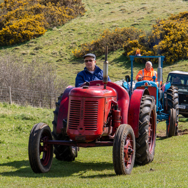 "The Les House Tractor Trundle 22" by Dorset Rural Photography - £5.00 "The Les House Tractor Trundle 22" stock image