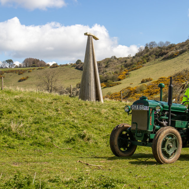 "The Les House Tractor Trundle 22" by Dorset Rural Photography - £5.00 "The Les House Tractor Trundle 22" stock image