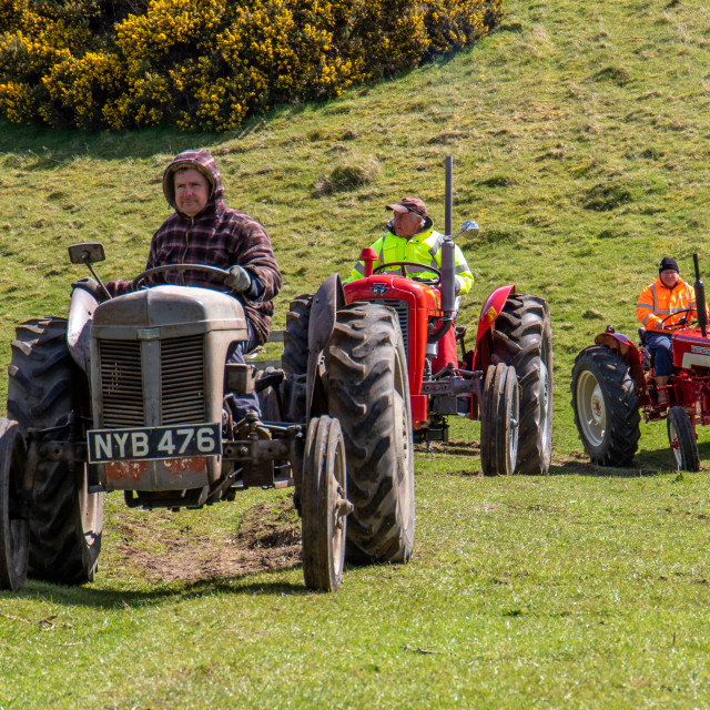 "The Les House Tractor Trundle 22" by Dorset Rural Photography - £5.00 "The Les House Tractor Trundle 22" stock image