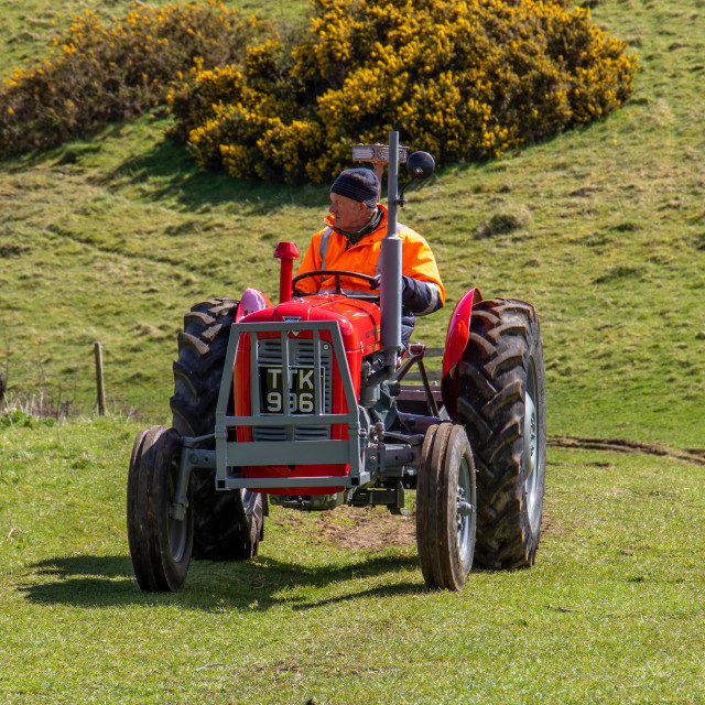 "The Les House Tractor Trundle 22" by Dorset Rural Photography - £5.00 "The Les House Tractor Trundle 22" stock image