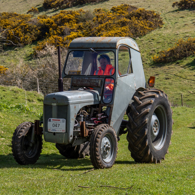 "The Les House Tractor Trundle 22" by Dorset Rural Photography - £5.00 "The Les House Tractor Trundle 22" stock image
