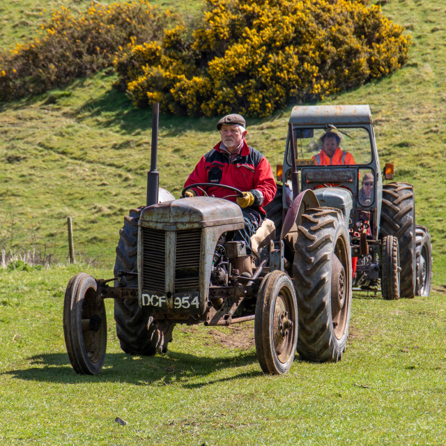 "The Les House Tractor Trundle 22" by Dorset Rural Photography - £5.00 "The Les House Tractor Trundle 22" stock image