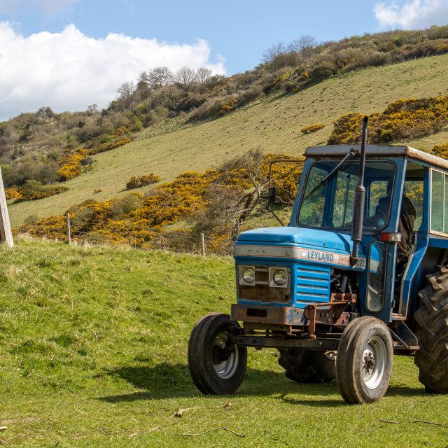 "The Les House Tractor Trundle 22" by Dorset Rural Photography - £5.00 "The Les House Tractor Trundle 22" stock image