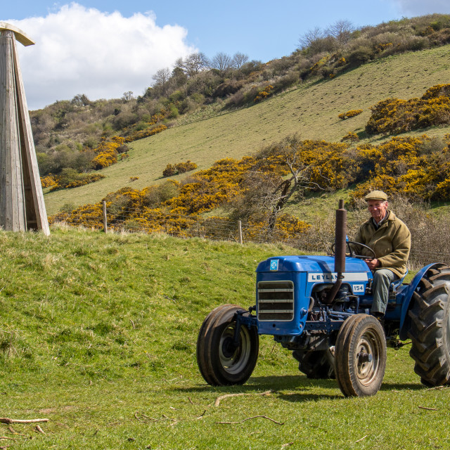 "The Les House Tractor Trundle 22" by Dorset Rural Photography - £5.00 "The Les House Tractor Trundle 22" stock image