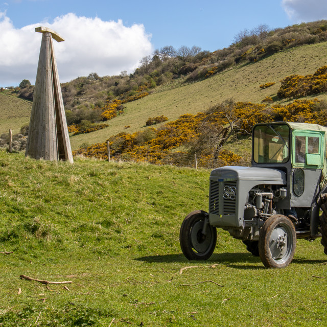 "The Les House Tractor Trundle 22" by Dorset Rural Photography - £5.00 "The Les House Tractor Trundle 22" stock image