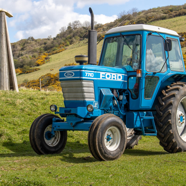 "The Les House Tractor Trundle 22" by Dorset Rural Photography - £5.00 "The Les House Tractor Trundle 22" stock image