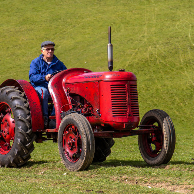"The Les House Tractor Trundle 22" by Dorset Rural Photography - £5.00 "The Les House Tractor Trundle 22" stock image