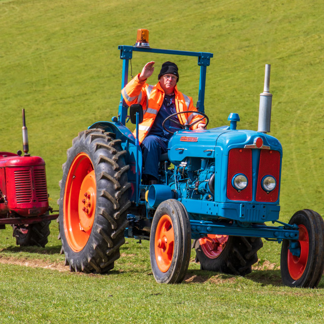 "The Les House Tractor Trundle 22" by Dorset Rural Photography - £5.00 "The Les House Tractor Trundle 22" stock image