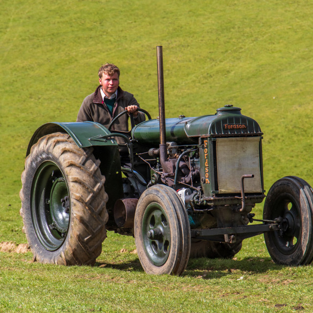 "The Les House Tractor Trundle 22" by Dorset Rural Photography - £5.00 "The Les House Tractor Trundle 22" stock image