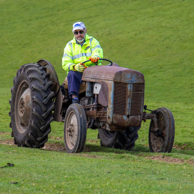 "The Les House Tractor Trundle 22" by Dorset Rural Photography - £5.00 "The Les House Tractor Trundle 22" stock image