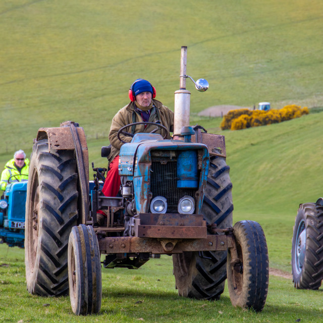 "The Les House Tractor Trundle 22" by Dorset Rural Photography - £5.00 "The Les House Tractor Trundle 22" stock image