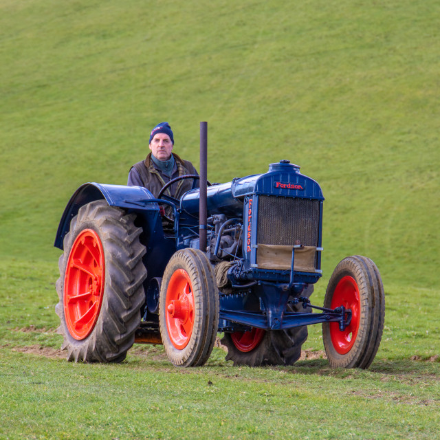 "The Les House Tractor Trundle 22" by Dorset Rural Photography - £5.00 "The Les House Tractor Trundle 22" stock image