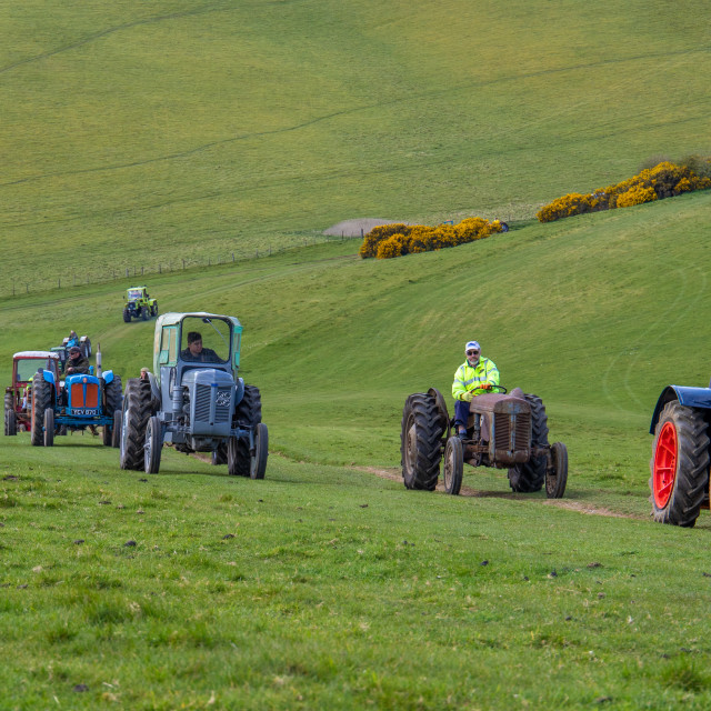 "The Les House Tractor Trundle 22" by Dorset Rural Photography - £5.00 "The Les House Tractor Trundle 22" stock image
