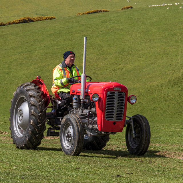 "The Les House Tractor Trundle 22,Dorset,UK,Tractor,Farming" by Dorset Rural Photography - £5.00 "The Les House Tractor Trundle 22,Dorset,UK,Tractor,Farming" stock image