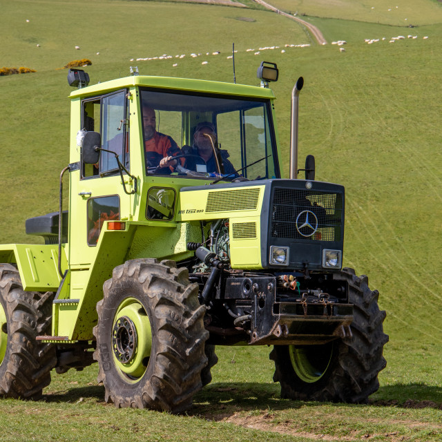 "The Les House Tractor Trundle 22" by Dorset Rural Photography - £5.00 "The Les House Tractor Trundle 22" stock image
