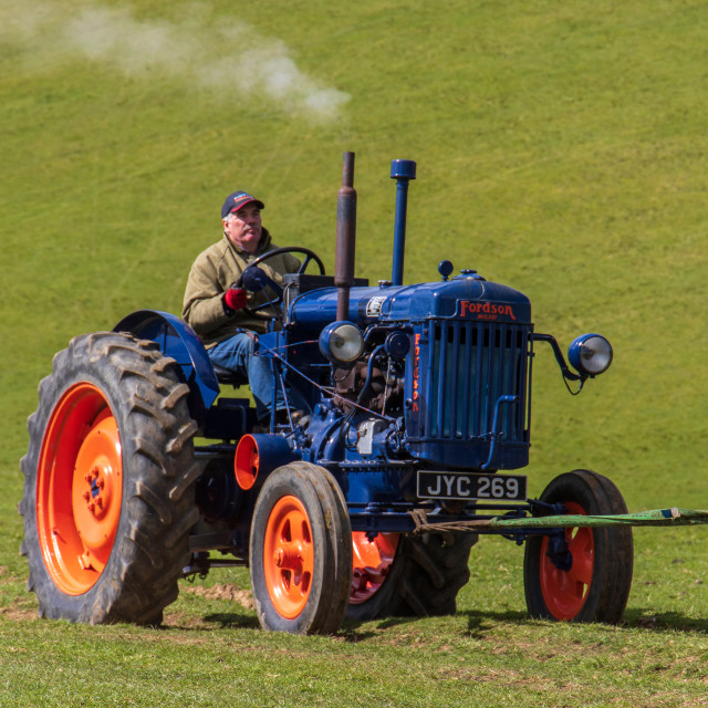 "The Les House Tractor Trundle 22" by Dorset Rural Photography - £5.00 "The Les House Tractor Trundle 22" stock image