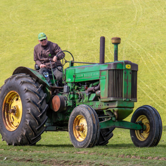 "The Les House Tractor Trundle 22" by Dorset Rural Photography - £5.00 "The Les House Tractor Trundle 22" stock image