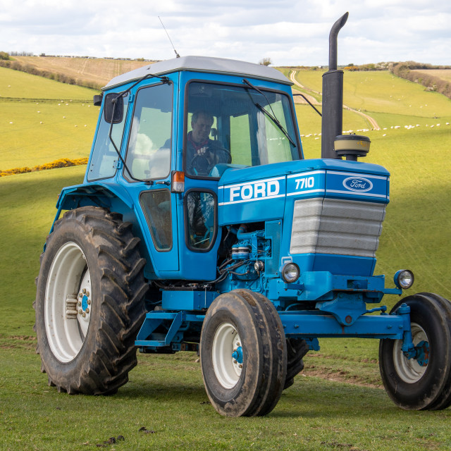 "The Les House Tractor Trundle 22" by Dorset Rural Photography - £5.00 "The Les House Tractor Trundle 22" stock image