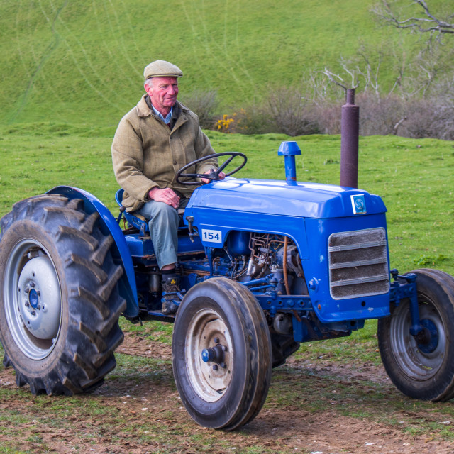 "The Les House Tractor Trundle 22" by Dorset Rural Photography - £5.00 "The Les House Tractor Trundle 22" stock image