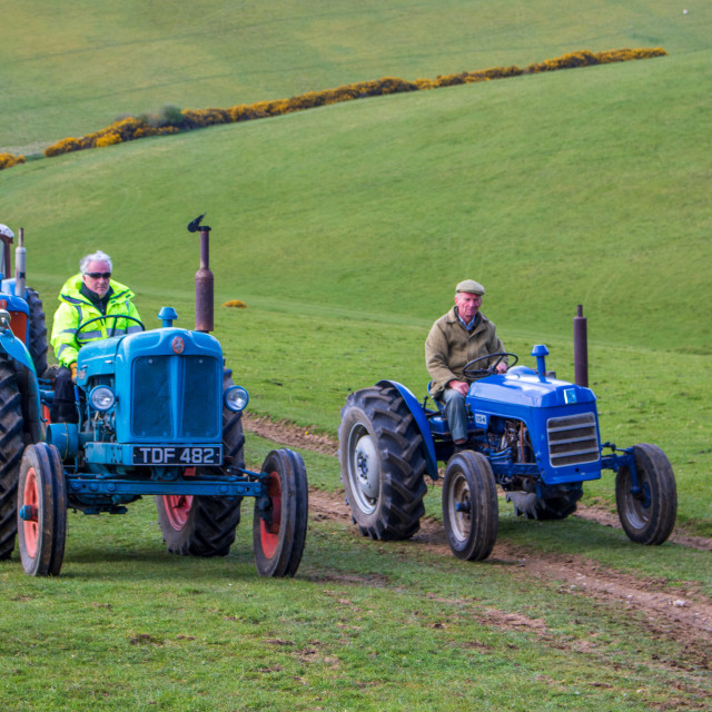 "The Les House Tractor Trundle 22" by Dorset Rural Photography - £5.00 "The Les House Tractor Trundle 22" stock image