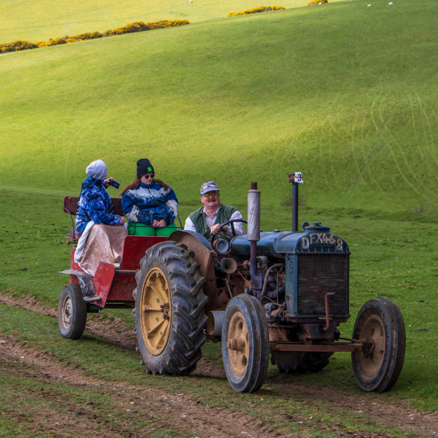 "The Les House Tractor Trundle 22" by Dorset Rural Photography - £5.00 "The Les House Tractor Trundle 22" stock image